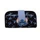 Trousse Scolaire Pliable Stitch Disney Noire Fleurie