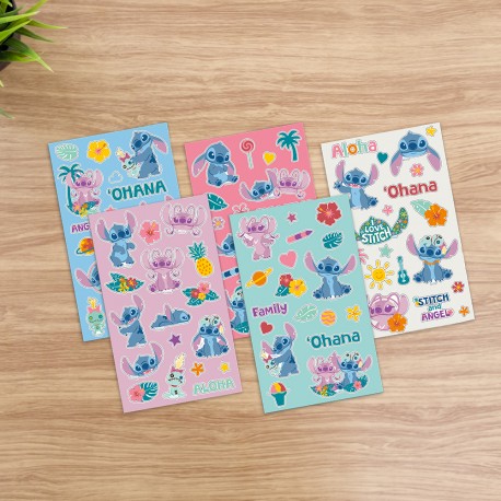 Set de Stickers Stitch & Angel Disney Aloha