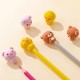 Embouts de Crayons Têtes Animaux 3D Kawaii
