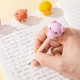 Embouts de Crayons Têtes Animaux 3D Kawaii