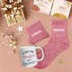 Coffret Cadeaux Paillettes Fantaisie - Tasse & Chaussettes