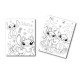 Lot de 10 Marqueurs Colorés Stitch Disney et 2 Feuilles de Coloriage