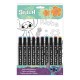 Lot de 10 Marqueurs Colorés Stitch Disney et 2 Feuilles de Coloriage
