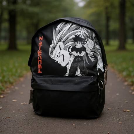 Sac à Dos Noir Dragon Ball Z Son Goku Breloques