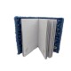 Carnet de Notes Stitch Disney Fourrure Bleue et Poche Avant Zippée