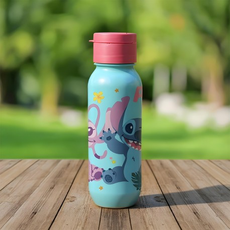 Bouteille Stitch & Angel Disney Tropicale avec Bouchon à Clapet