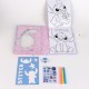 Set Stitch Disney Créatif : Carnet de Coloriage, Stickers, Tampon, Feutres et Pochoir