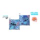 Coussin Stitch Carré Disney Bleu