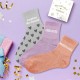 Coffret Trio Chaussettes Paillettes Fantaisie