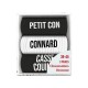 Coffret Trio Chaussettes Homme Noires et Blanches Fantaisie