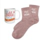 Coffret Cadeaux Paillettes Fantaisie - Tasse & Chaussettes