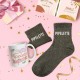 Coffret Cadeaux Paillettes Fantaisie - Tasse & Chaussettes
