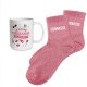 Coffret Cadeaux Paillettes Fantaisie - Tasse & Chaussettes