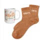 Coffret Cadeaux Paillettes Fantaisie - Tasse & Chaussettes