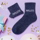 Chaussettes Paillettes Colorées Mot Fantaisie