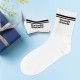 Chaussettes Homme Blanches Fantaisie à Message