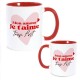 Mug Rouge Mon Amour Je t'aime très Fort