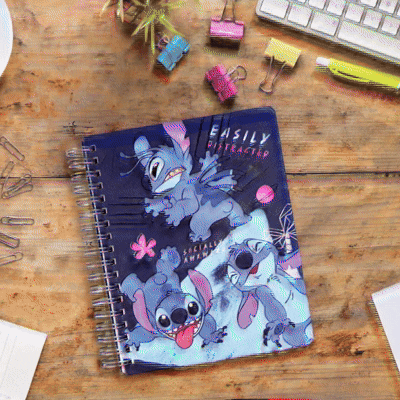 Agenda Planificateur Stitch Disney 12 Mois Non Datés